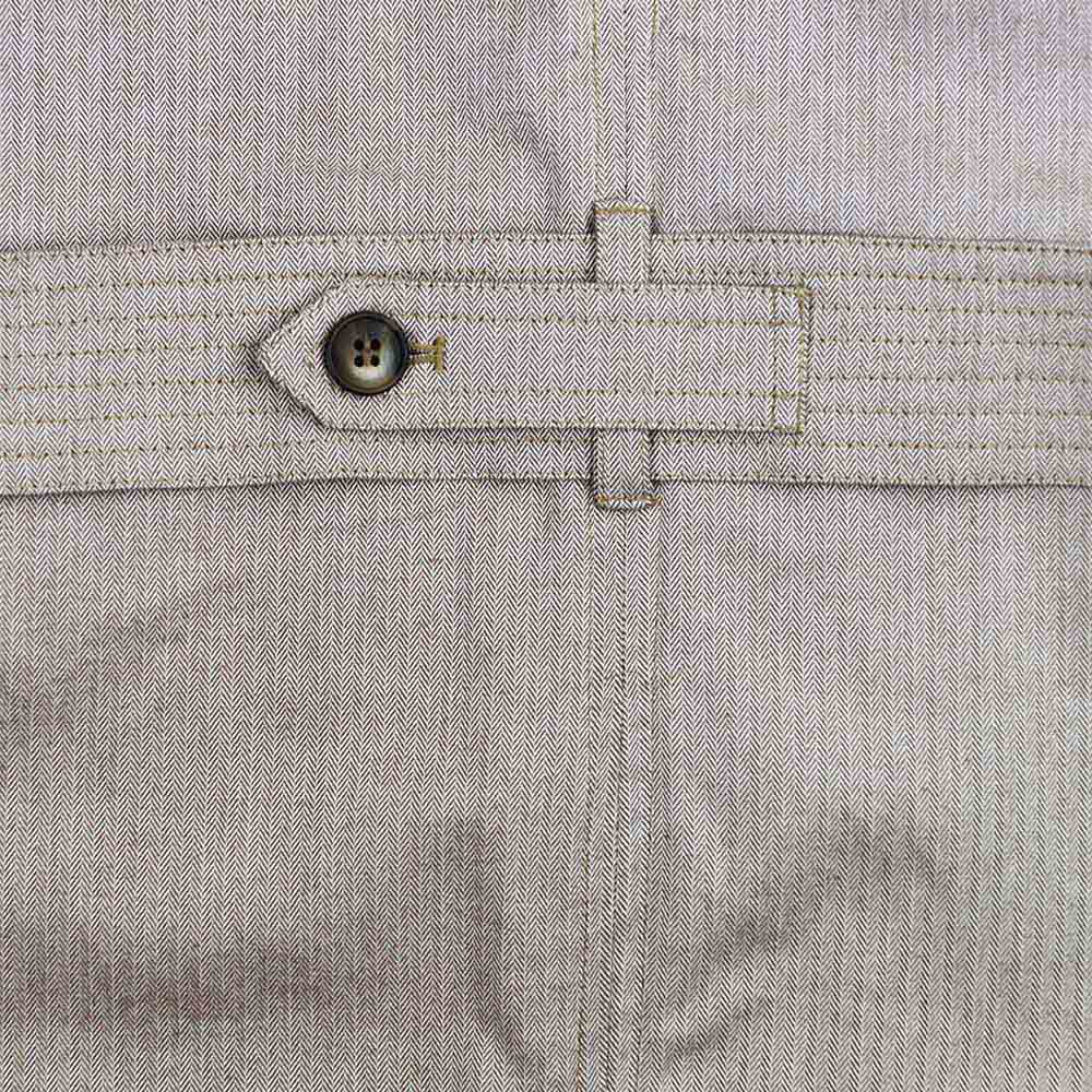 Saharienne Howdah coton chevrons creme - marron