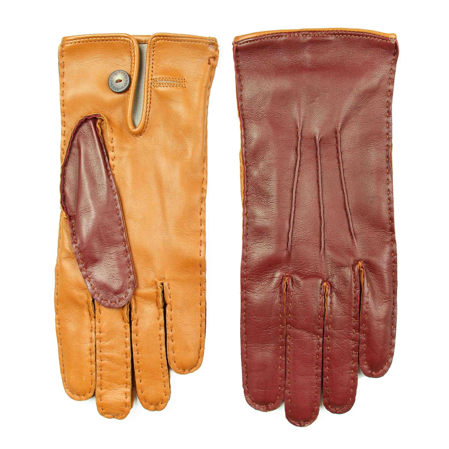 Gants Faubourg Nappa - Orange Bruyère