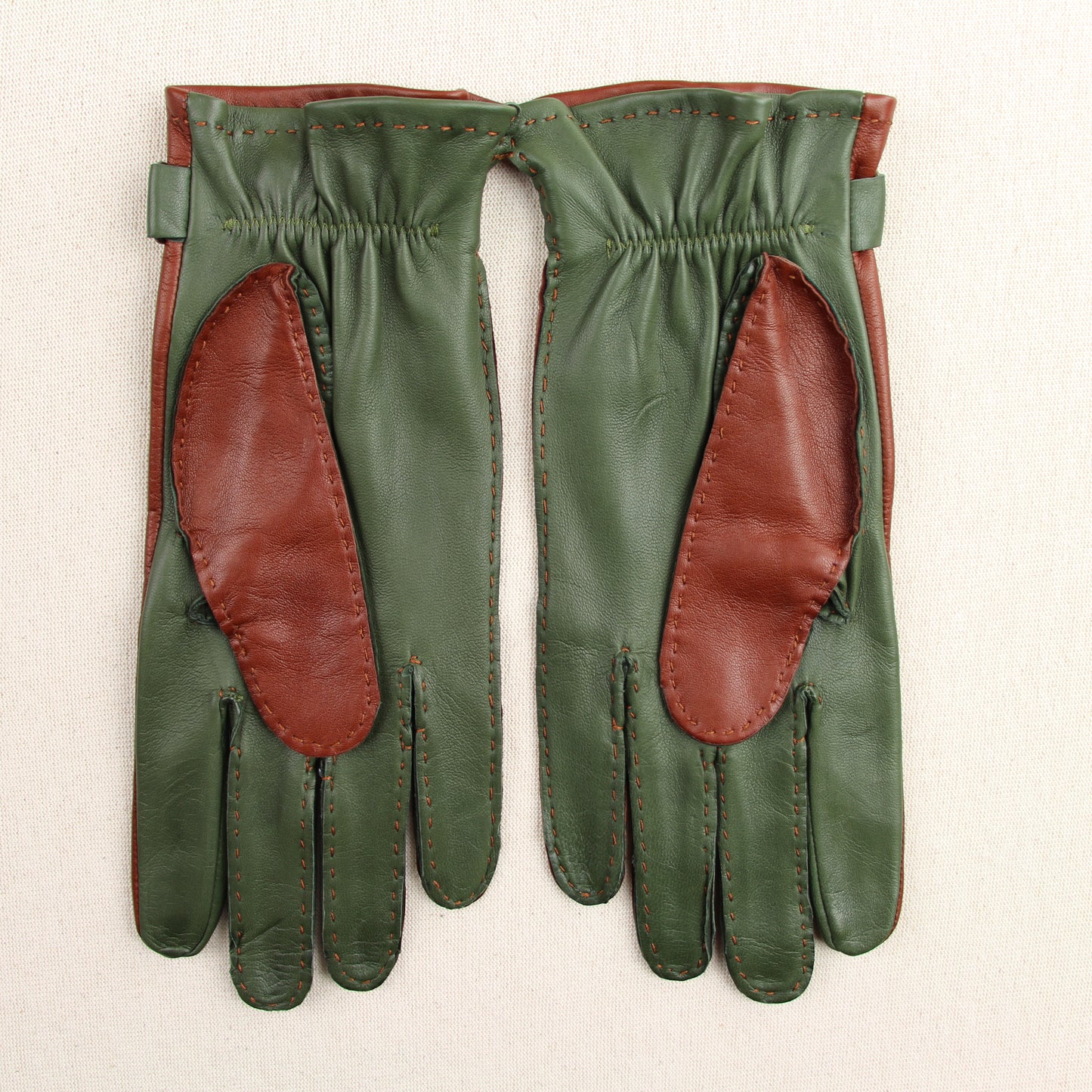 Gants Pontet Nappa - Olive Noisette
