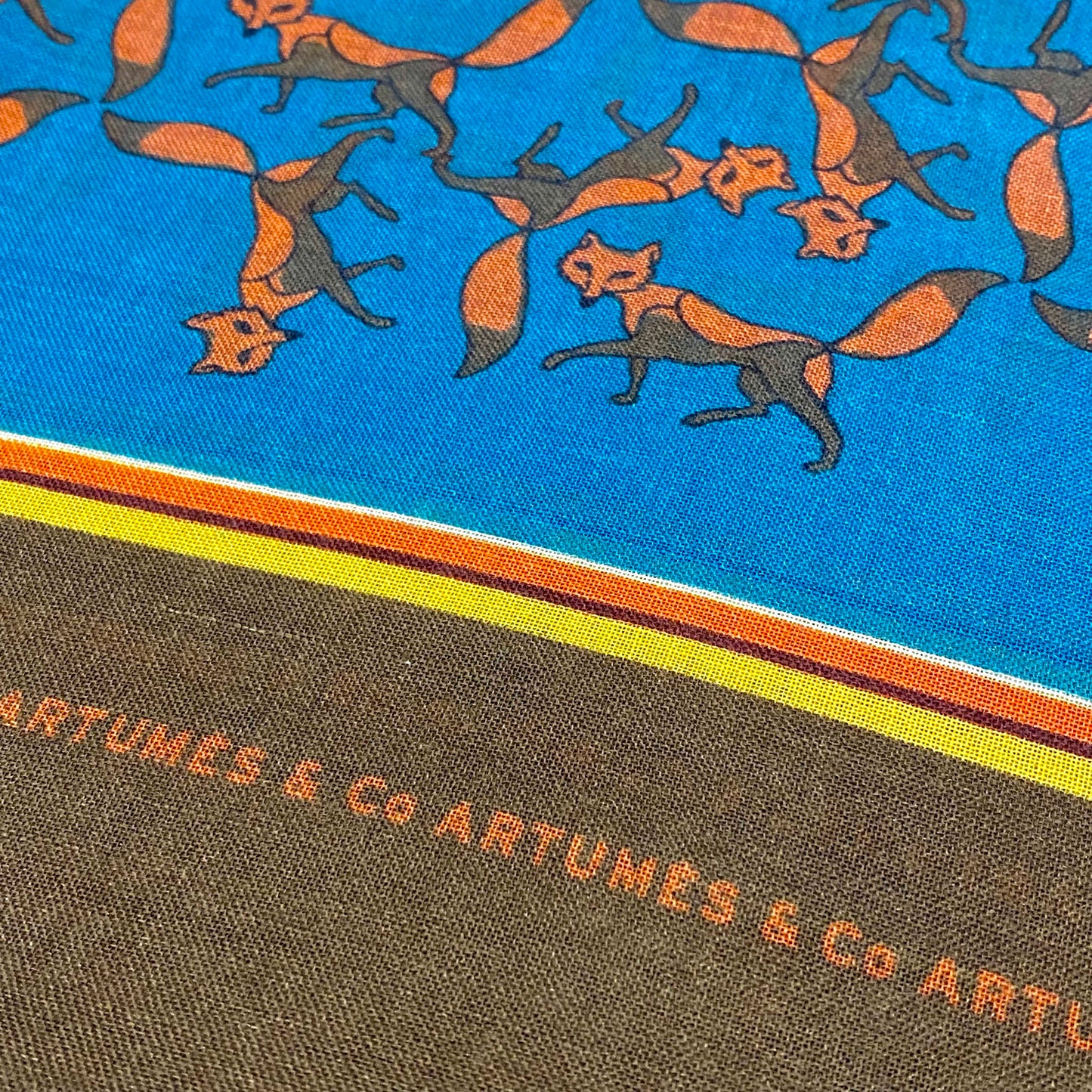 Echarpe Tourdesoi Classic Canis aureus - Azur