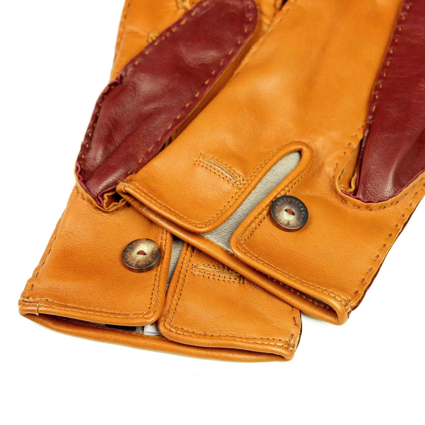 Gants Faubourg Nappa - Orange Bruyère