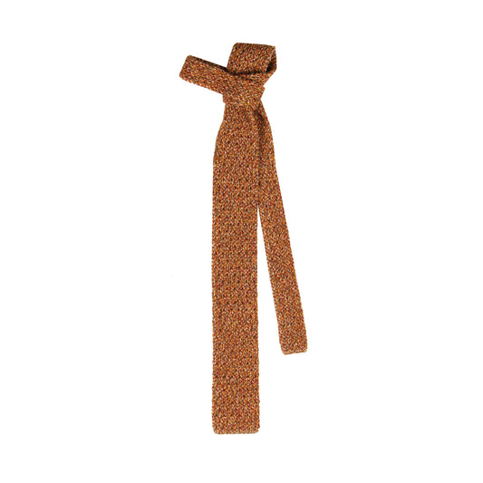 Cravate Cabarfeidh tricot de laine camel