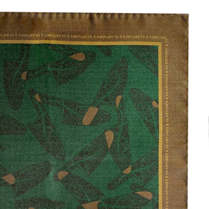 Pochette Soidatour madder imprimé platines -  Mousse